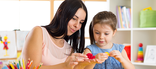 child engaged in an an aba session