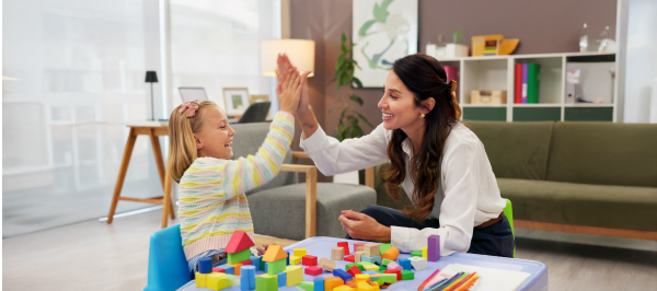 BCBA working with a child during ABA therapy session in Florida demonstrating how to become a BCBA in Florida through supervised practice