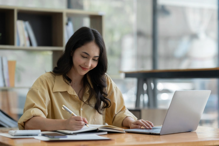 ABA professional reviewing rbt interview questions while preparing for a job interview